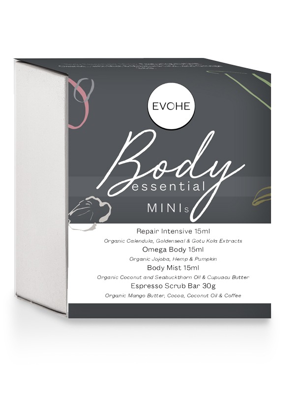 EVOHE body skin care essentials minis