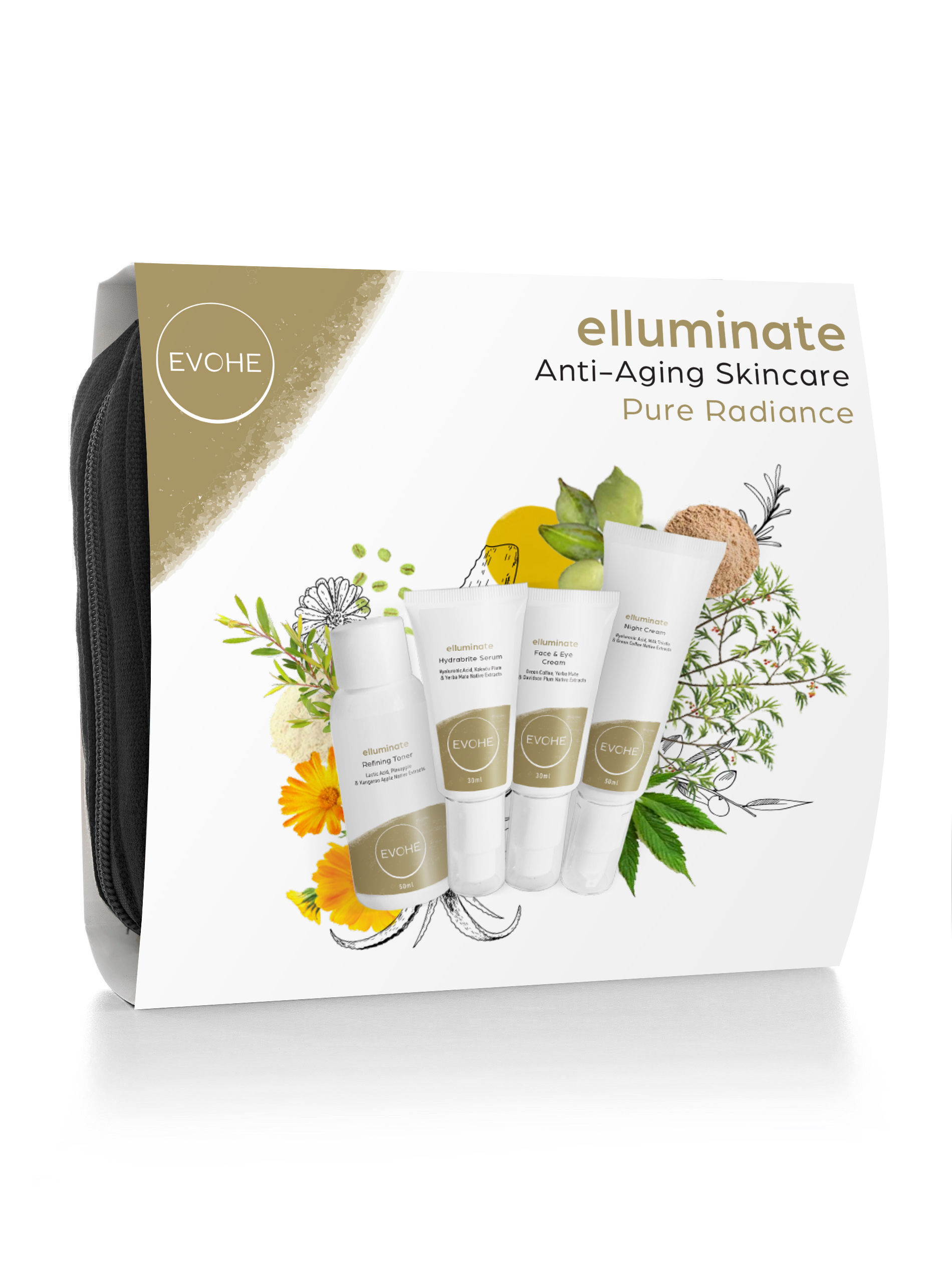 elluminate Anti-Aging 4 Step Skincare System Full Size Pack